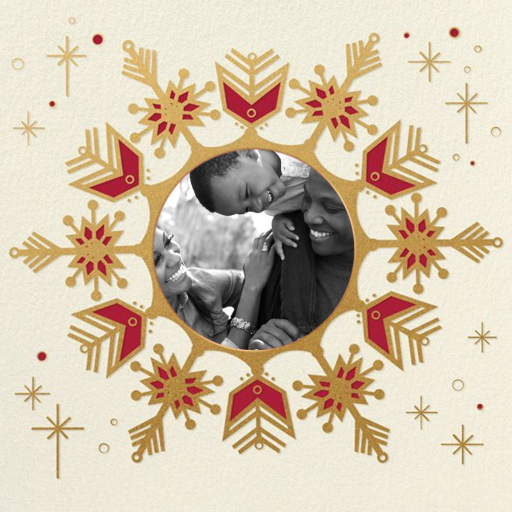 Celestial Snowflake - Christmas Card by Paperless Post