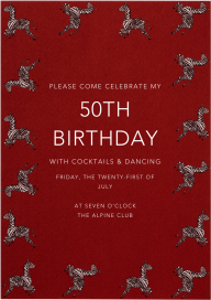 Zebras - Birthday Invitation by Paperless Post