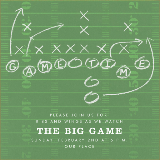 Game Plan - Party Invitation by Paperless Post
