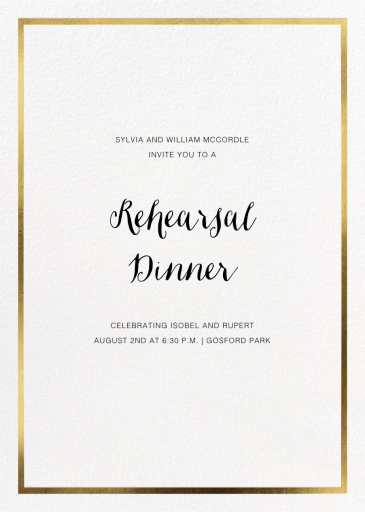 Idylle (Invitation) - Wedding Weekend Invitation by Paperless Post