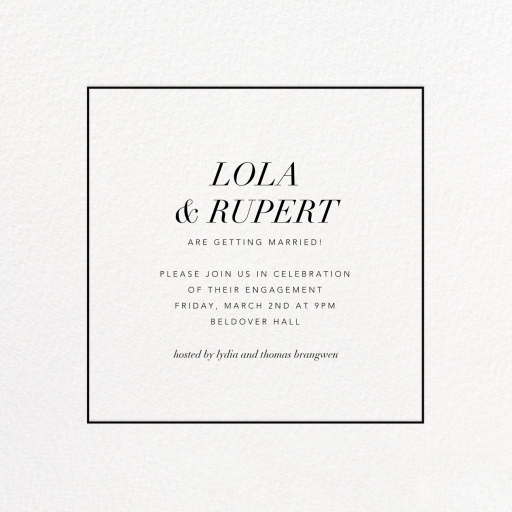 Konfetti Photo - Engagement Party Invitation by Kelly Wearstler - Back