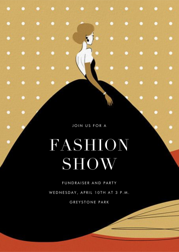 Red Carpet Gown by Paperless Post