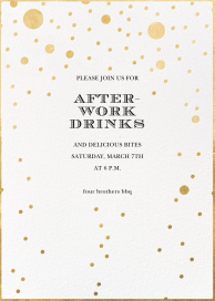 Gold Bubbles - Business Invitation by kate spade new york
