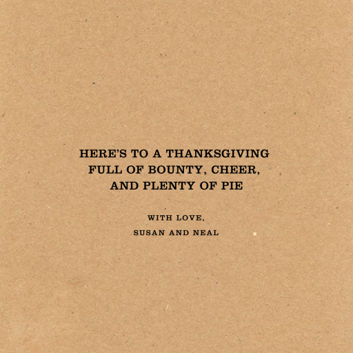 Hand Turkey - Thanksgiving Card by Paperless Post - Back