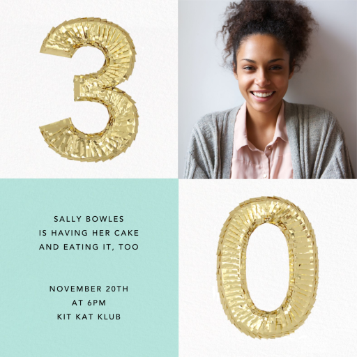 Shine Photo - Birthday Invitation by CONFETTISYSTEM