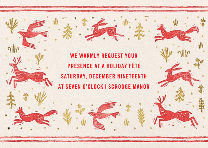 Winter Chase by Paperless Post