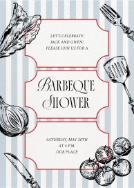 Barbecue Ingredients - Baby Shower Invitation by Paperless Post