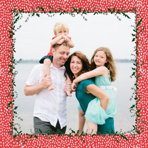 Holly on the Banister - Christmas Card by Mr. Boddington's Studio