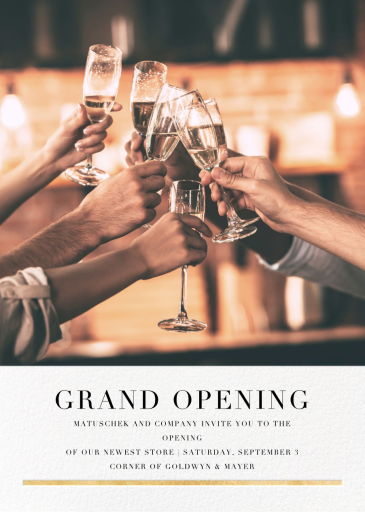 Underscore (Photo) - Launch Party Invitation by Paperless Post