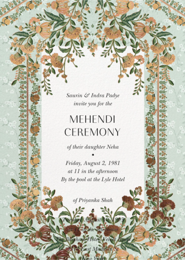 Aditri - Indian Wedding Invitation by Anita Dongre