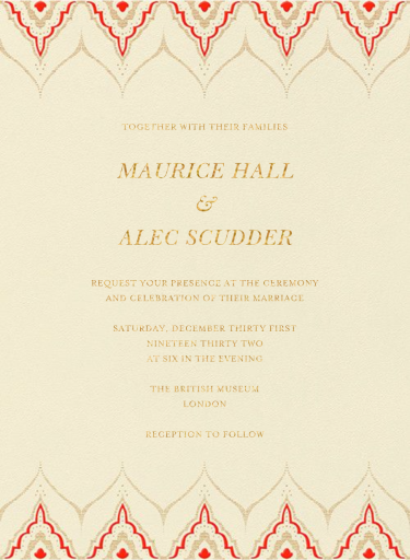 Silk Road - Invitation by Crane & Co.