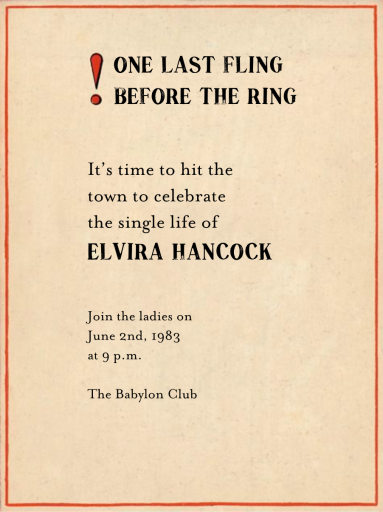 Red Letter by John Derian - Back