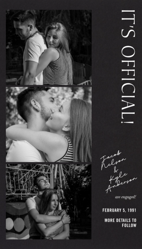 Photo Booth Film - Engagement Announcement by Paperless Post