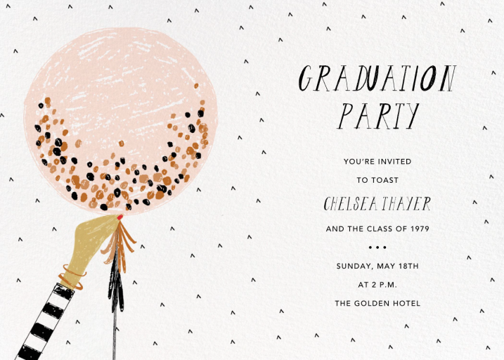 Ready to Burst - Graduation Party Invitation by Mr. Boddington's Studio