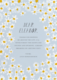 Among the Daisies - Thank You Card by Mr. Boddington's Studio