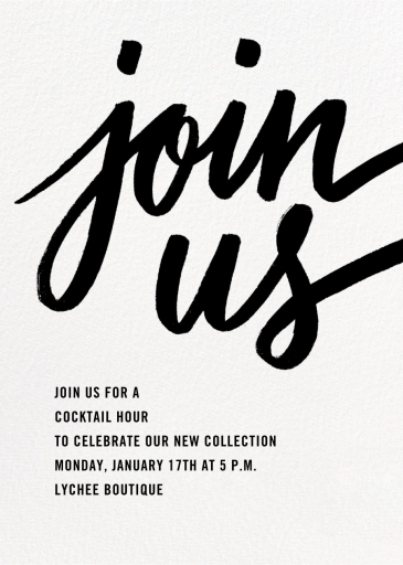 Rosina - Cocktail Party Invitation by Paperless Post