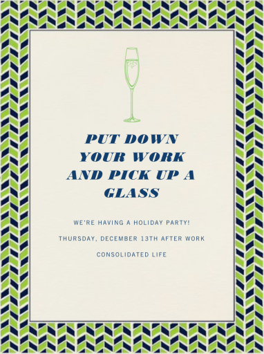 Hand Drawn Chevrons - Business Invitation by Paperless Post