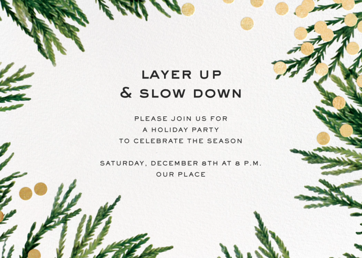 Confetti Branches - Party Invitation by kate spade new york