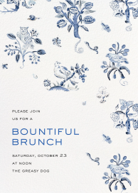 Avian Toile by Schumacher