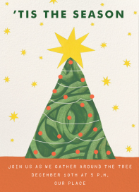 Festive Fir - Invitation by Hadley Paper Goods
