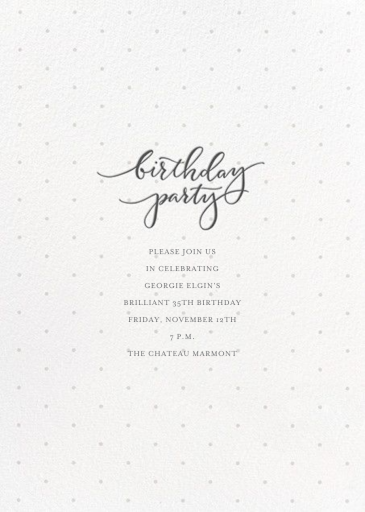 Swiss Dot Birthday by Sugar Paper