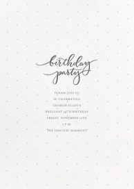 Swiss Dot Birthday by Sugar Paper