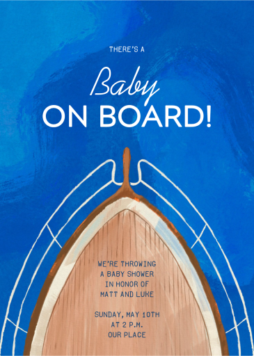 Boat Life - Baby Shower Invitation by Paperless Post
