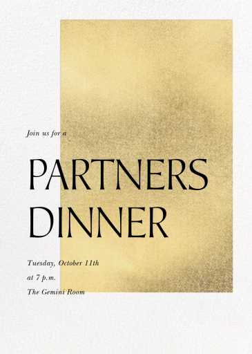 Modern Gold by Paperless Post