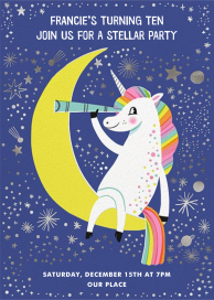 Stargazer - Birthday Invitation by Hello!Lucky