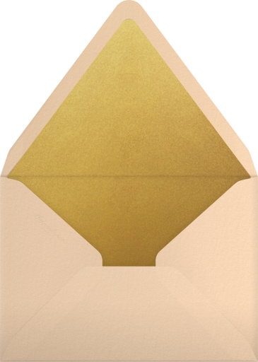 Champagne Frame - Paperless Post Envelope