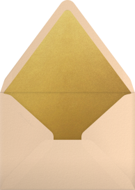 Champagne Frame - Paperless Post Envelope