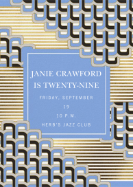 Poseidon - Birthday Invitation by Jonathan Adler