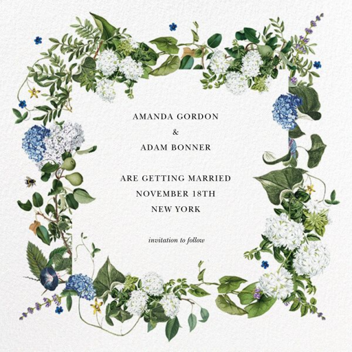 Provence Photo - Save the Date by Stephanie Fishwick - Back