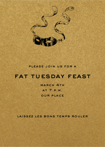 Fort Knox - Mardi Gras Invitation by Paperless Post