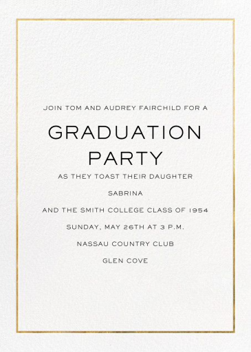 Deco Degree (Photo) - Invitation by Paperless Post - Back