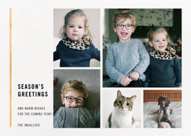 Carreaux - Holiday Card by Paperless Post