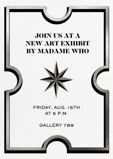 Octogram - Launch Party Invitation by Jonathan Adler