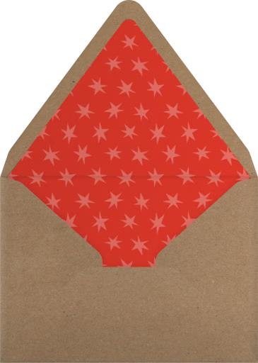 Squiggle Line Frame - Paperless Post Envelope