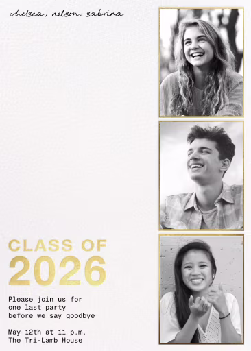 Graduation Booth (Tall) - Graduation Party Invitation by Paperless Post