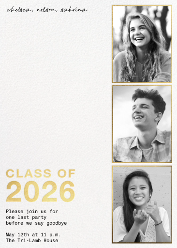 Graduation Booth (Tall) - Invitation by Paperless Post