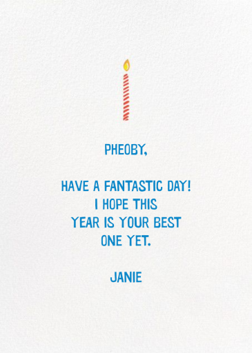 Birthday Blowout by Hello!Lucky - Back