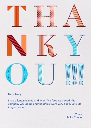 9UP Thank You!!! - Thank You Card by Paperless Post
