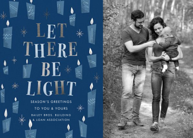 These Little Lights - Business Holiday Card by Paperless Post