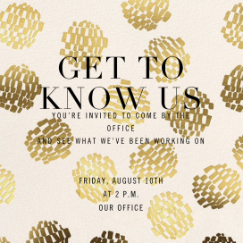 Cloisonne - Business Event Invitation by Kelly Wearstler