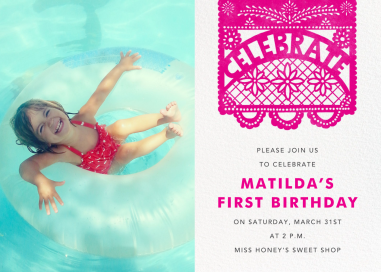 Papel Picado Photo - Birthday Invitation by Paperless Post