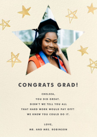 Reach for the Stars Photo - Graduation Card by Hello!Lucky