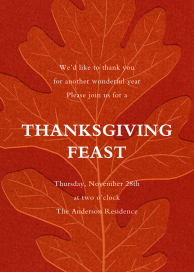 Pressed Oak by Paperless Post