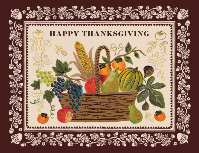 Harvest Greetings - Greeting Card by Rifle Paper Co.