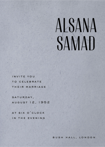 Longwing - Wedding Invitation by Paperless Post