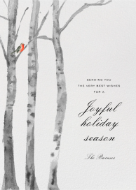 Birchwood - Holiday Card by Paperless Post